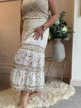 Load image into Gallery viewer, Lace & Crochet Gypsy Skirt - White/Cream - Wardrobe By Simone
