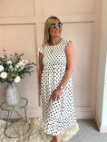 Load image into Gallery viewer, A Spotty Dotty Dress - White/Black
