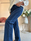 Load image into Gallery viewer, Wide Leg Jeans - Dark Blue
