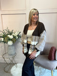 Load image into Gallery viewer, Striped Cardigan - Browns
