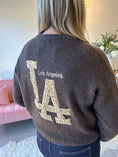 Load image into Gallery viewer, Sequin 'LA'  Detail Jumper -  Brown
