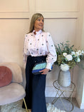 Load image into Gallery viewer, Romantic Daisy & Ruffle Top - Soft Pink - Wardrobe By Simone
