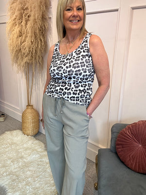 Magic Wide Pant - Taupe