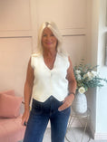 Load image into Gallery viewer, Knit Waistcoat - Cream
