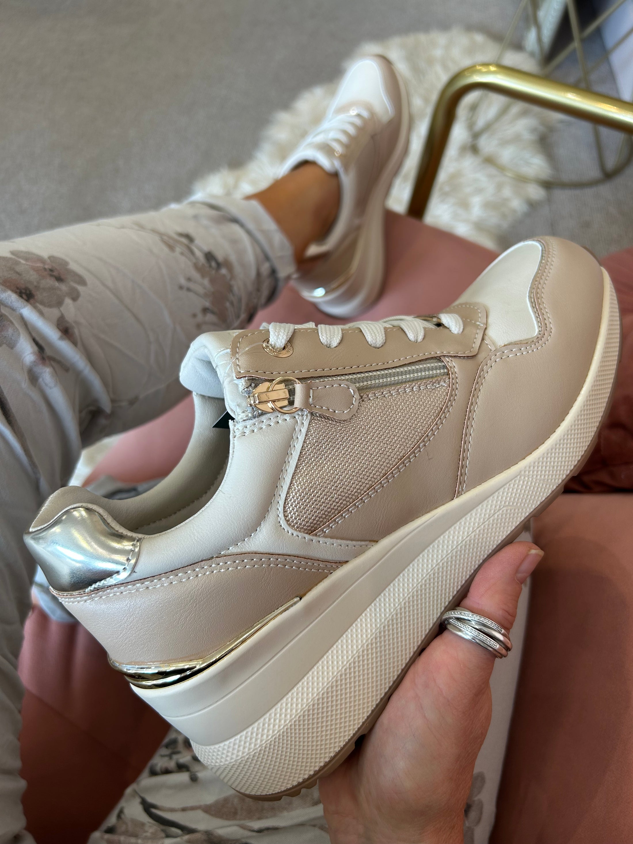 Dallas Trainer - Nude - Wardrobe By Simone