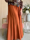 Load image into Gallery viewer, Deep Elasticated Waist Wide Pant - Terracotta
