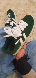 Green & White Chunky Sole Trainer - Wardrobe By Simone