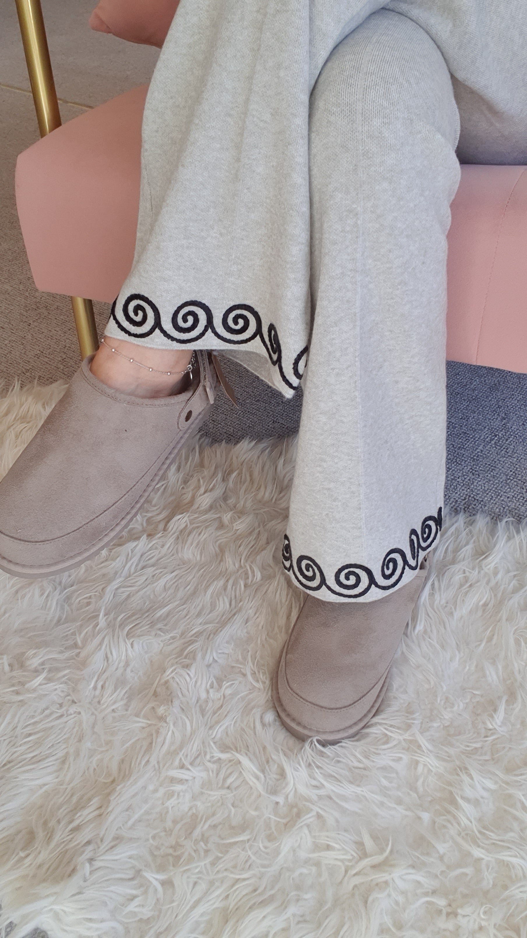 Ruby - Outdoor Slipper/Mule - Beige