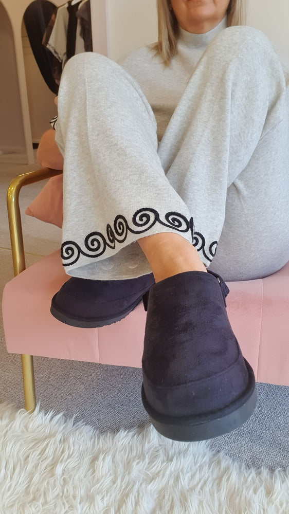Ruby - Outdoor Slipper/Mule - Black