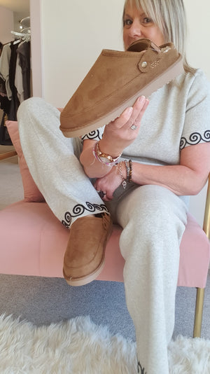 Ruby - Outdoor Slipper/Mule - Chestnut