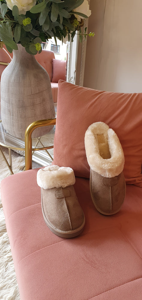 Jill Slipper - Beige