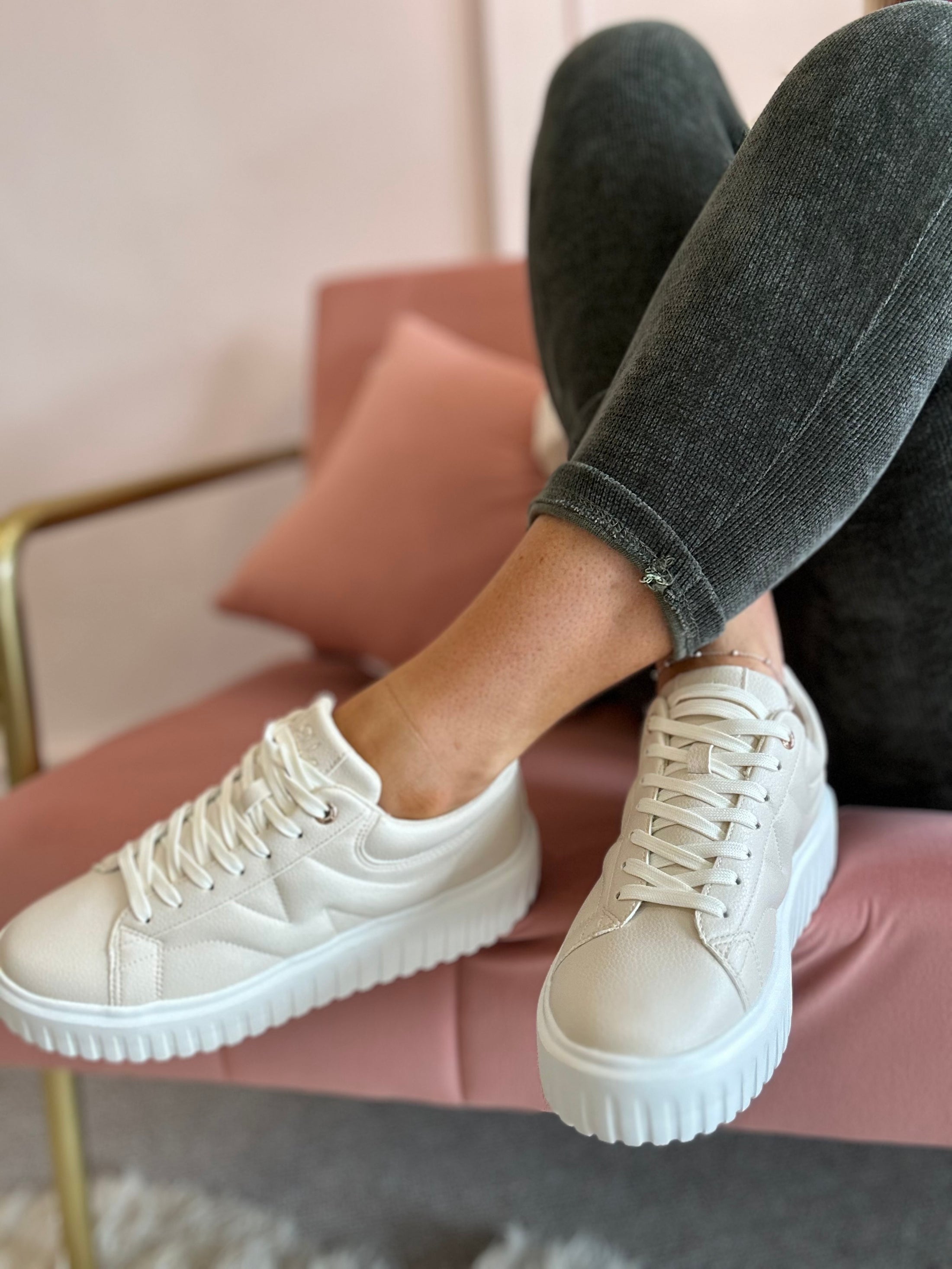 India Trainer - Nude - Wardrobe By Simone