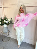 Load image into Gallery viewer, Star Jumper - Pink/Fuchsia
