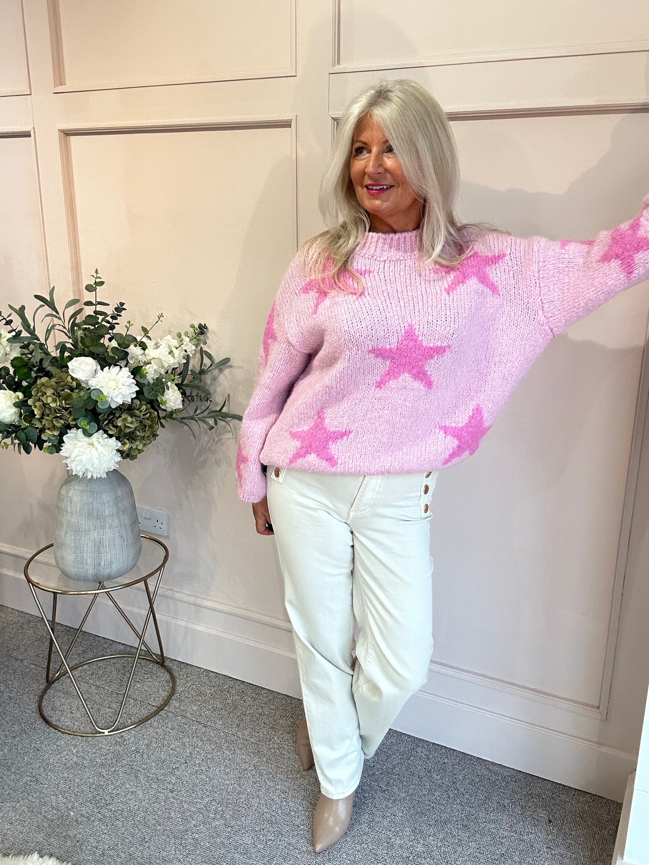Star Jumper - Pink/Fuchsia