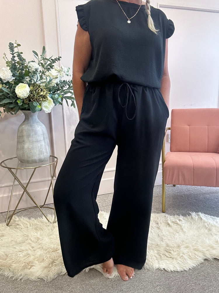 Wide Leg Pant - Black