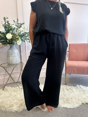 Wide Leg Pant - Black