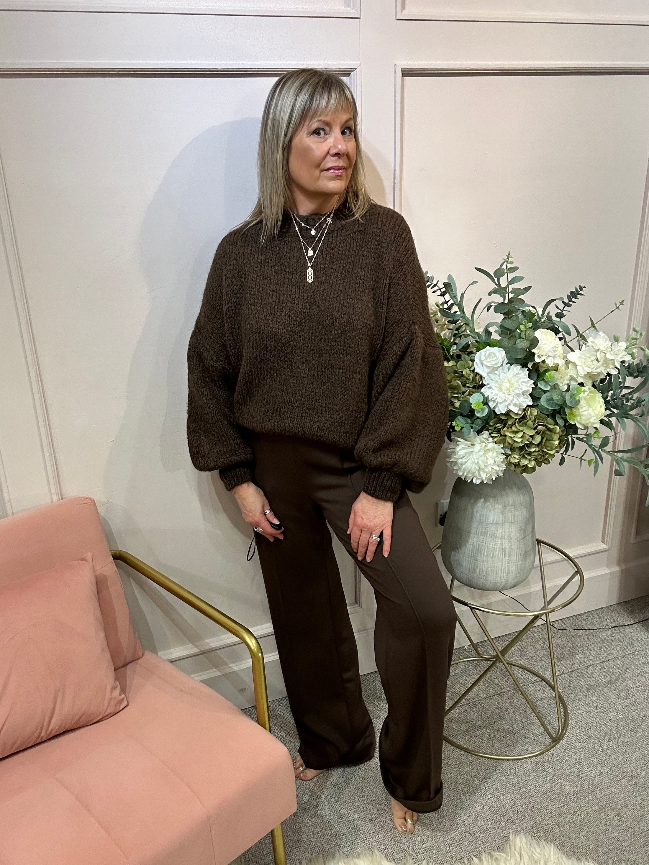 Cosy Jumper - Chocolate Brown