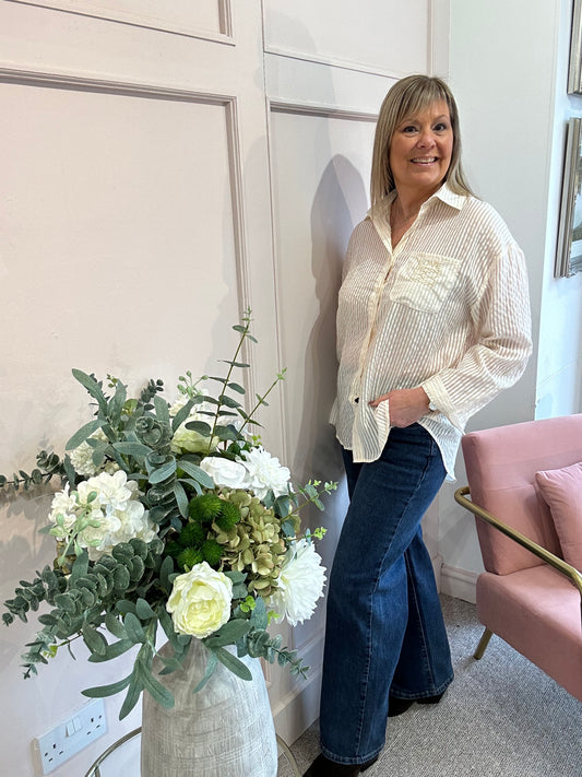 Love Stripe Shirt - Lemon