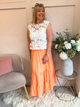 Load image into Gallery viewer, Gypsy Maxi Skirt - Orange - Wardrobe By Simone
