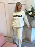 Load image into Gallery viewer, Mocha Logo Sweatshirt - Cream - Wardrobe By Simone
