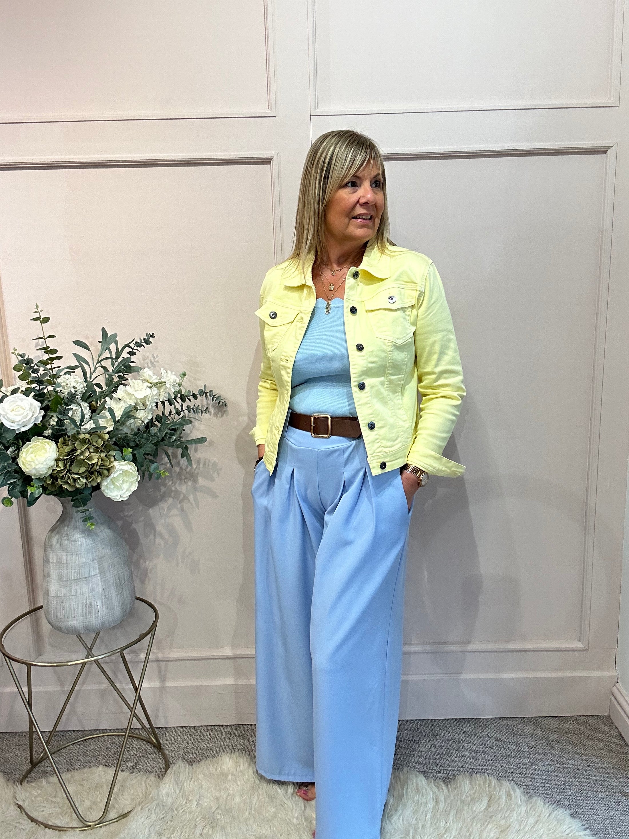 Denim Jacket - Lemon