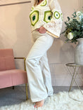 Load image into Gallery viewer, Wide Leg Jegging Jean - Light Cream - Wardrobe By Simone
