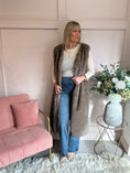 Load image into Gallery viewer, Fabulous Faux Fur Long Gilet - Beige
