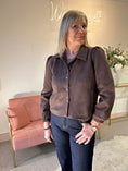 Load image into Gallery viewer, Faux Suede Jacket - Brown
