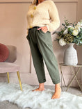 Load image into Gallery viewer, Belted Canvas Pant - Khaki
