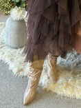 Load image into Gallery viewer, Ruched Pull On Boot - Beige
