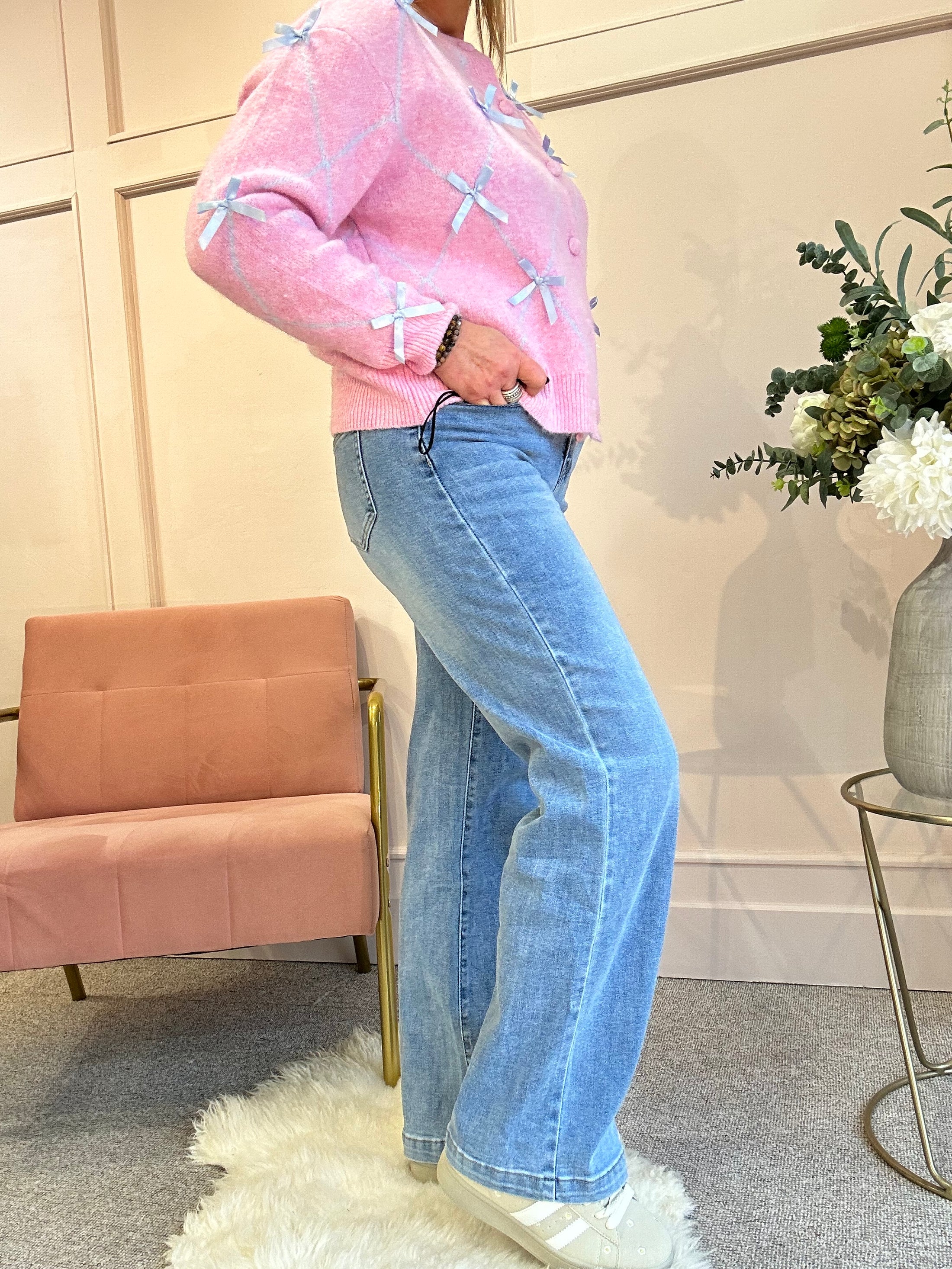 My Tina Wide Leg Jeans - Light Denim