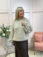 Chunky Knitted Jumper - Biscuit