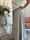 Load image into Gallery viewer, Deep Elasticated Waist Wide Pant - Stone
