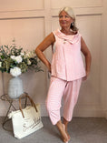 Load image into Gallery viewer, Cowl Neck Waistcoat Style Top - Pale Coral One Size
