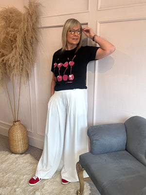 Cherry Gems T Shirt - Black