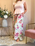 Load image into Gallery viewer, Flower Power Palazzo Pant - Stone/Mix - Wardrobe By Simone
