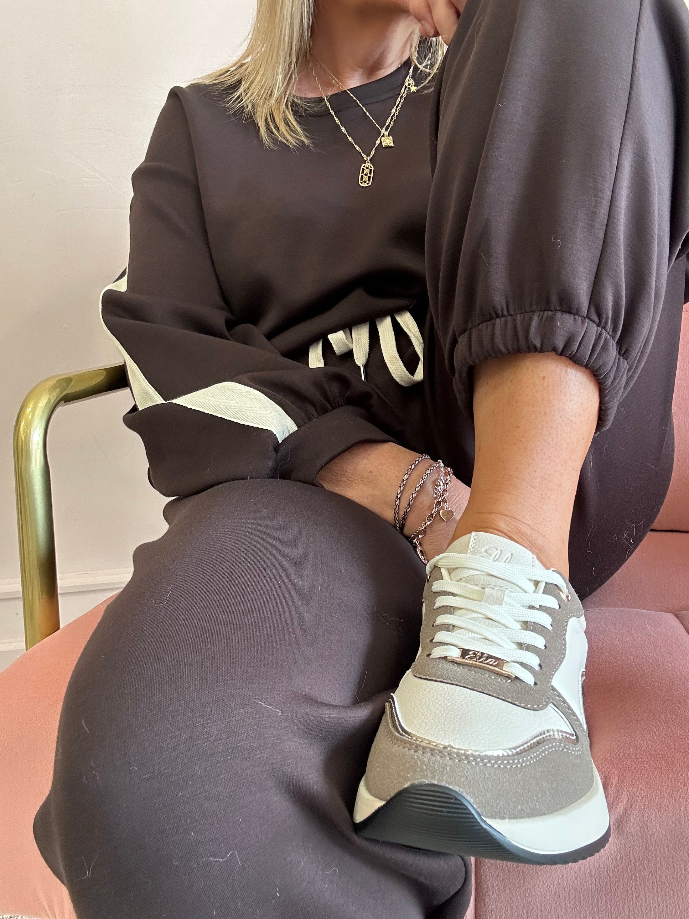 Nevada Trainer - Mocha - Wardrobe By Simone