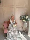 Load image into Gallery viewer, Spotty Dotty Dress - Cream/Brown - Wardrobe By Simone
