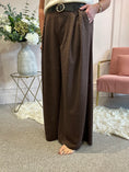 Load image into Gallery viewer, Twinkling & Sparkling Wide Leg Trouser - Brown
