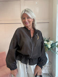 Load image into Gallery viewer, Lightweight Zip Jacket - Brown - Wardrobe By Simone
