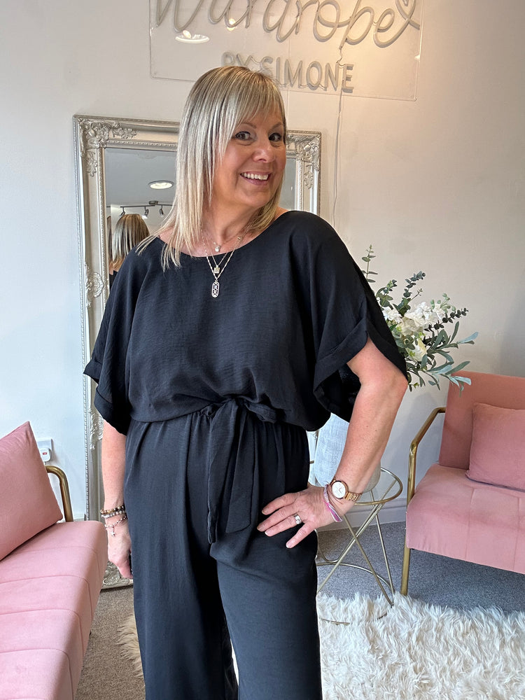 Stylish Jumpsuit - Black