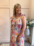 Load image into Gallery viewer, Under The Sea Maxi Dress - Pink/Yellow - Wardrobe By Simone
