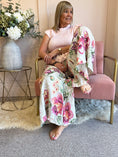 Load image into Gallery viewer, Flower Power Palazzo Pant - Stone/Mix - Wardrobe By Simone
