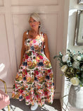 Load image into Gallery viewer, Floral Tribal Sun Dress - Mix/White - Wardrobe By Simone
