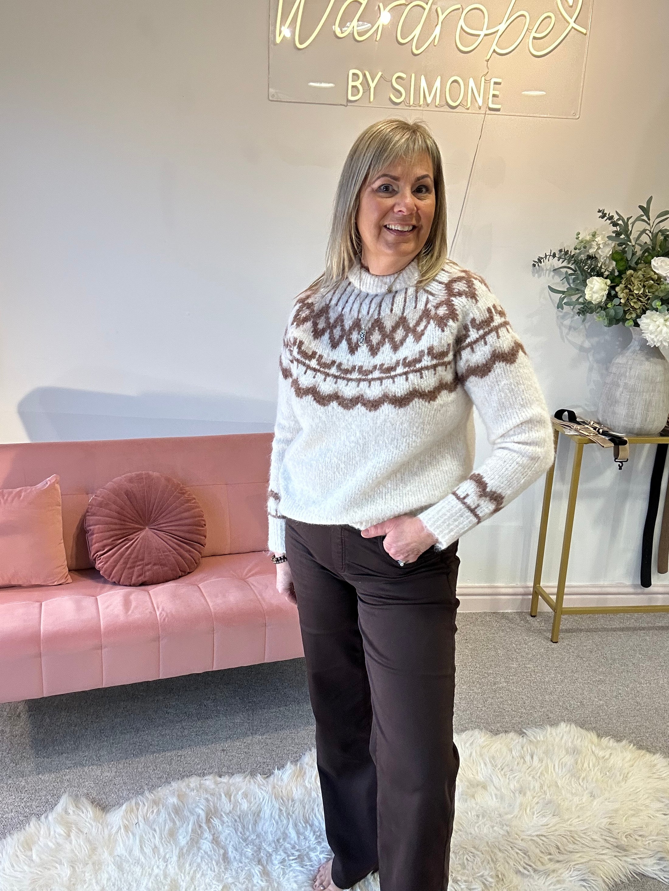 Alpine Wonderland Jumper - Cream