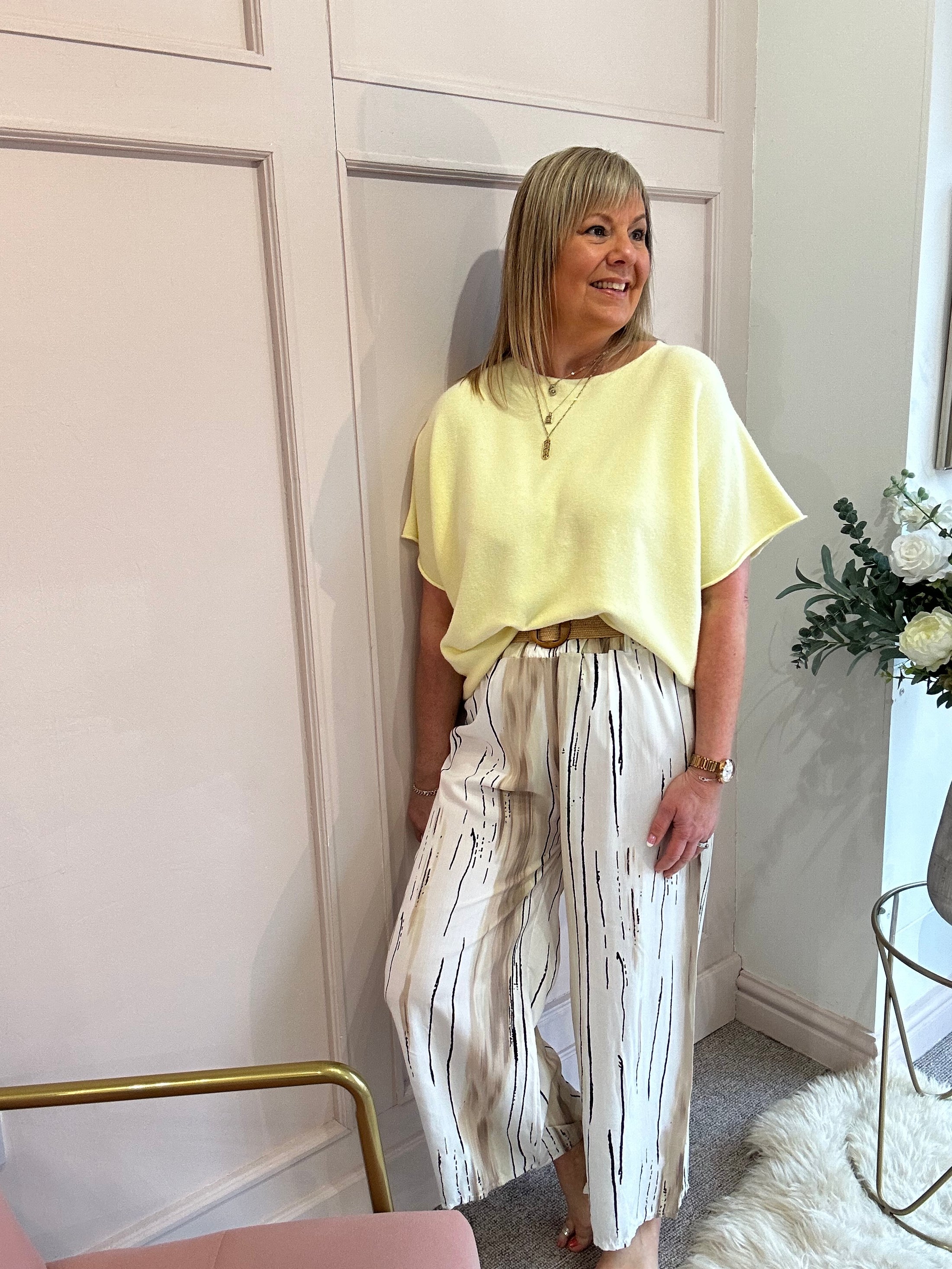 Little Knit Jumper - Lemon - Wardrobe By Simone