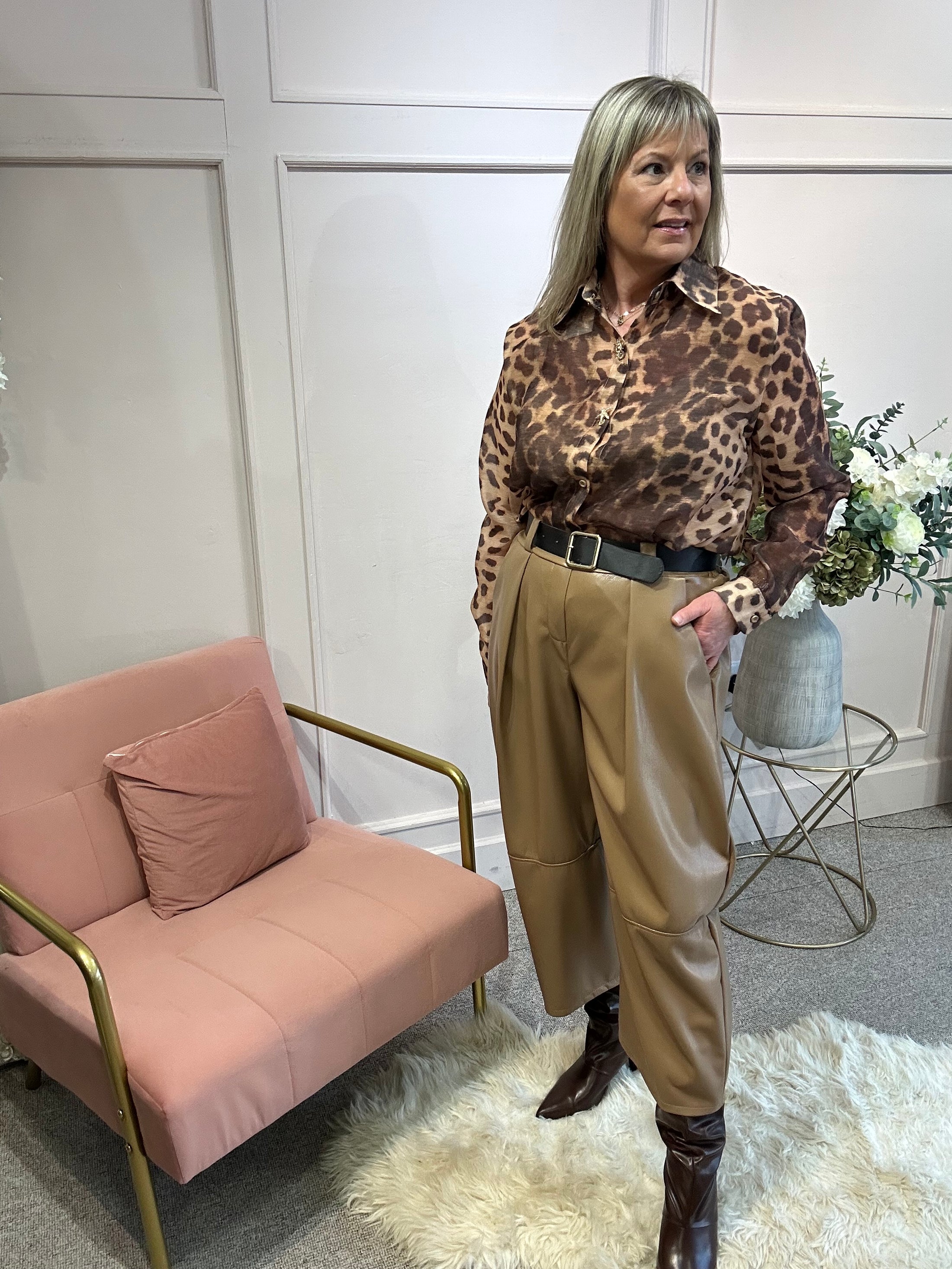 Leopard Shirt- Leopard