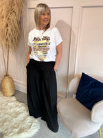 Bronze Heart & Flecks Of Gold T Shirt - White - Wardrobe By Simone