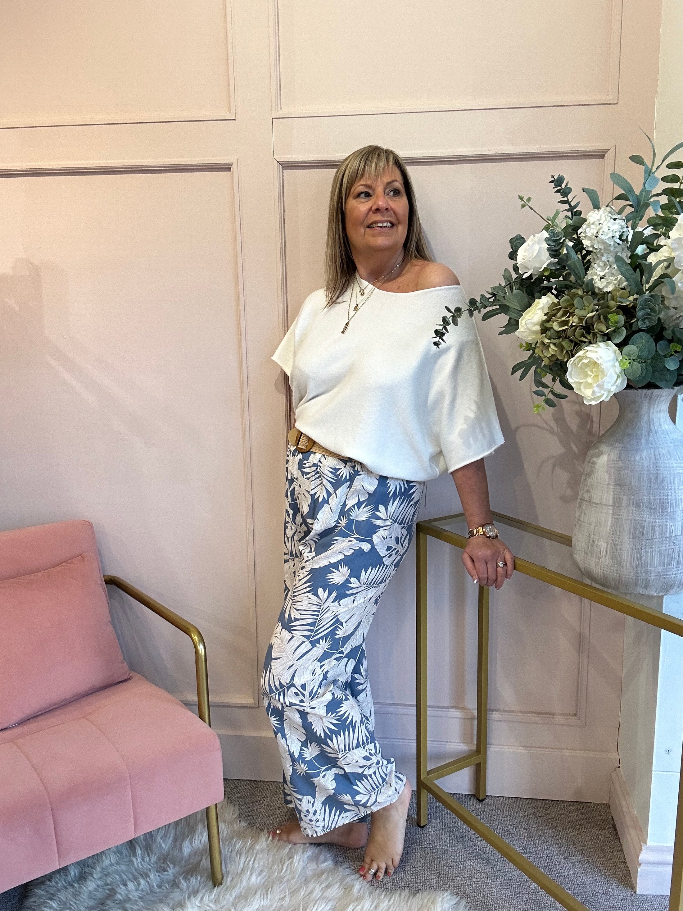 Little Knit Jumper - White - Wardrobe By Simone