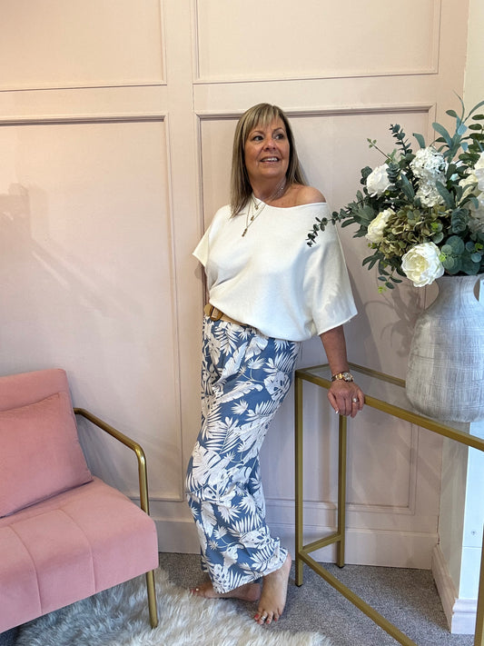 Little Knit Jumper - White - Wardrobe By Simone